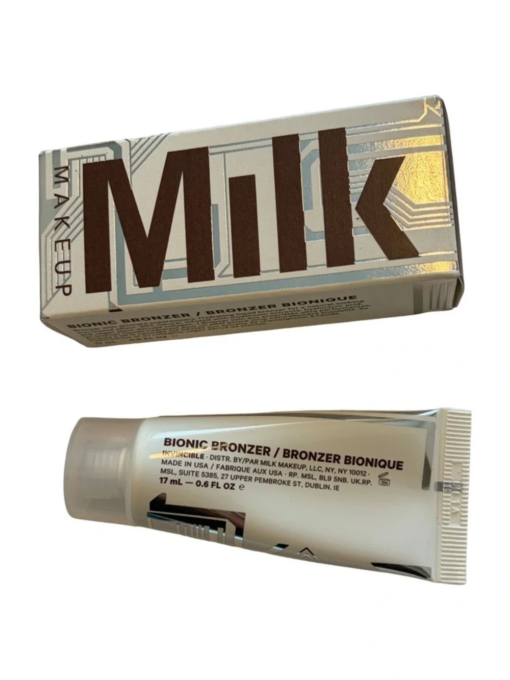 Milk Makeup NIB Bionic Sun-kissed Liquid Bronzer With Hyaluronic Acid Invincible